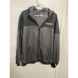 Minnesota Vikings Sweatshirt Hoodie Full Zip, Size Medium, Grey